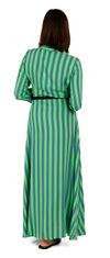 Y.A.S Dámské šaty YASSAVANNA Loose Fit 26022663 Federal Blue (Velikost L)
