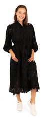 Y.A.S Dámské šaty YASKANGA Regular Fit 26031458 Black (Velikost S)