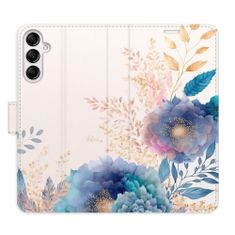 iSaprio Flipové pouzdro - Ornamental Flowers 03 pro Samsung Galaxy A14 / A14 5G
