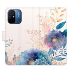 iSaprio Flipové pouzdro - Ornamental Flowers 03 pro Xiaomi Redmi 12C
