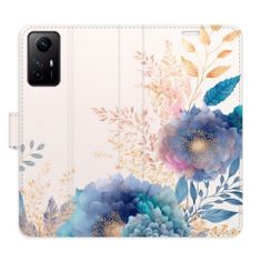 iSaprio Flipové pouzdro - Ornamental Flowers 03 pro Xiaomi Redmi Note 12S