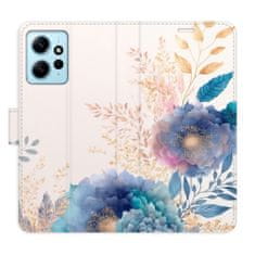 iSaprio Flipové pouzdro - Ornamental Flowers 03 pro Xiaomi Redmi Note 12 5G