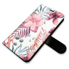 iSaprio Flipové pouzdro - Pink Flowers 02 pro Xiaomi Redmi Note 12 5G
