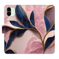 iSaprio Flipové pouzdro - Pink Leaves pro Xiaomi Redmi A1 / A2