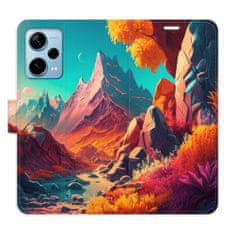 iSaprio Flipové pouzdro - Colorful Mountains pro Xiaomi Redmi Note 12 Pro+ 5G