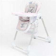 Baby Mix Jídelní židlička Infant pink
