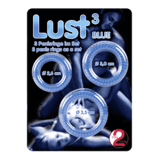 You2toys Sada kroužků různých velikostí 3 ks Lust 3 Blue
