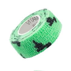 Vitammy Autoband Samolepící bandáž s potiskem dinosaurů, zelená, 2,5cmx450cm