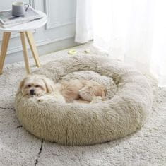 Heboučká postel pro mazlíčky - Fluffy, béžová