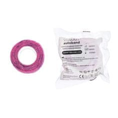 Vitammy Autoband Samolepící bandáž s potiskem srdíčka, růžová, 2,5cmx450cm