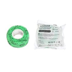 Vitammy Autoband Samolepící bandáž s potiskem smajlík, zelená, 2,5cmx450cm