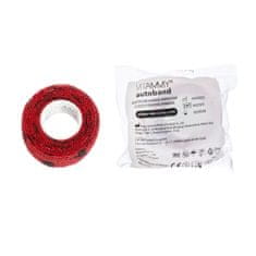 Vitammy Autoband Samolepící bandáž s potiskem srdíčka, červená, 2,5cmx450cm
