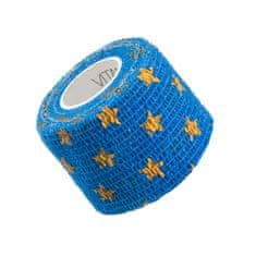 Vitammy Autoband Samolepící bandáž s potiskem hvězdy, modrá, 5cmx450cm