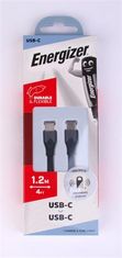Energizer USB kabel, černá, USB-C - USB-C, 1,2 m, 3492548231690