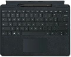 Microsoft Surface Pro Signature Keyboard+Pen Con, CZ/SK, CEE, černá (8X6-00085CZ)