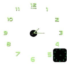 Ikonka Zářivkové nástěnné hodiny 50-60cm 12 číslic