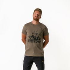 Northfinder pánské tričko z organické bavlny s potiskem BART