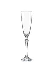 Crystalex Bohemia Crystal Sklenice na šampaňské Elisabeth 200ml (set po 6ks)