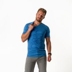 Northfinder Pánské aktivní tričko s potiskem z recyklovaných vláken CLINT