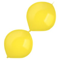Amscan Balónky latexové spojovací dekoratérské pastelové žluté 30 cm 50 ks