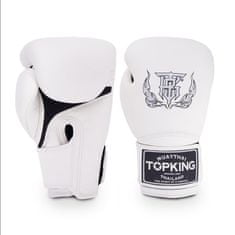 Top King Boxerské rukavice TOP KING Super Air Single Tone - Bílé