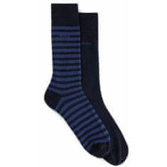 Hugo Boss 2 PACK - pánské ponožky BOSS 50501330-401 (Velikost 39-42)