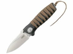 CRKT CR-6235 PARASCALE BLACK kapesní nůž 8 cm, černá, hnědá, GRN, paracord