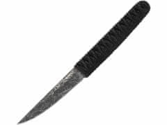CRKT CR-2367 OBAKE BLACK každodenní nůž 9 cm, kůže rejno, nylonová vlákna, pouzdro zytel, šňůrka