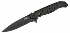 CRKT CR-M16-01KZ M16 - 01KZ SPEAR POINT BLACK kapesní nůž 7,6 cm, celočerný, GRN
