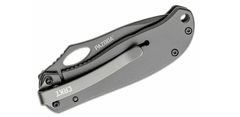 CRKT CR-6480 PAZODA SILVER BLACK kapesní nůž 6,7 cm, stříbrno-šedá, celoocelový