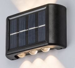 Rabalux Rabalux venkovní solární svítidlo Kangton LED 1,2W černá IP44 77024