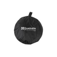 Quadralite Quadralite reflektor stříbrno-bílý s rukojetí 110cm