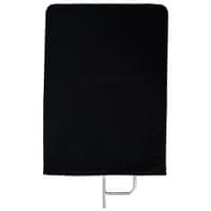 Quadralite Quadralite 45x60 černá černá tkanina na vlajku