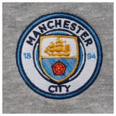 FotbalFans Šortky Manchester City FC, Fleece, Šedé, Klubový znak | XXL
