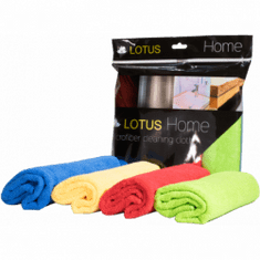Lotus Microfiber towel 220gsm 4color in 1 pack 35x35 cm