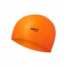 NILS Plavecká čepice silikonová NQC oranžová 