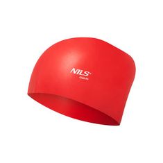 NILS Plavecká čepice silikonová NQC červená