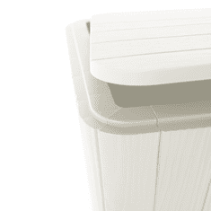 BPS-koupelny Zahradní úložný box / příruční stolek, bílá, IBLIS