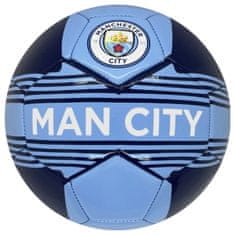FotbalFans Fotbalový Míč Manchester City, Podpisy Hráčů, Modrý, Velikost 4