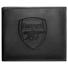 FotbalFans Peněženka Arsenal FC, Černá, Umělá Kůže, Velikost 11x9.5cm