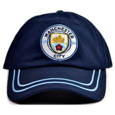 FotbalFans Kšiltovka Manchester City FC, modrá, znak klubu, 55-61cm