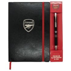 FotbalFans Zápisník a Pero Arsenal FC, Černá sada, A5, oficiální produkt