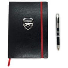 FotbalFans Zápisník a Pero Arsenal FC, Černá sada, A5, oficiální produkt