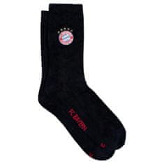 FotbalFans Ponožky FC Bayern Mnichov, barva černá. Klubový znak. 3 páry. 43-46