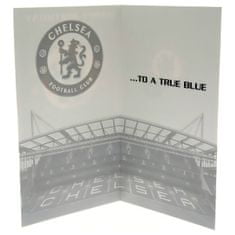 FotbalFans Narozeninové Přání Chelsea FC, Modrá, 22x12cm, Oficiální