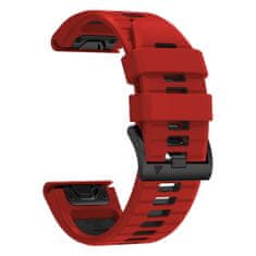 Tech-protect Iconband řemínek na Garmin Fenix 3 / 5x / 6x / 6x Pro / 7x, red/black