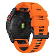 Tech-protect Iconband řemínek na Garmin Fenix 5 / 6 / 6 Pro / 7, orange/black