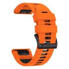 Tech-protect Iconband řemínek na Garmin Fenix 5 / 6 / 6 Pro / 7, orange/black