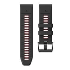 Tech-protect Iconband řemínek na Garmin Fenix 3 / 5x / 6x / 6x Pro / 7x, black/red