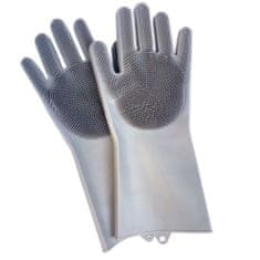 EliteHoff Silikonové mycí rukavice z rostlinného materiálu E-6274